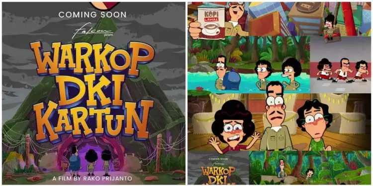 Dikemas dalam bentuk animasi, ini 8 fakta film Warkop DKI Kartun