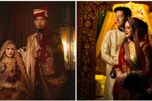 Potret 10 pasangan seleb kenakan baju India, curi perhatian