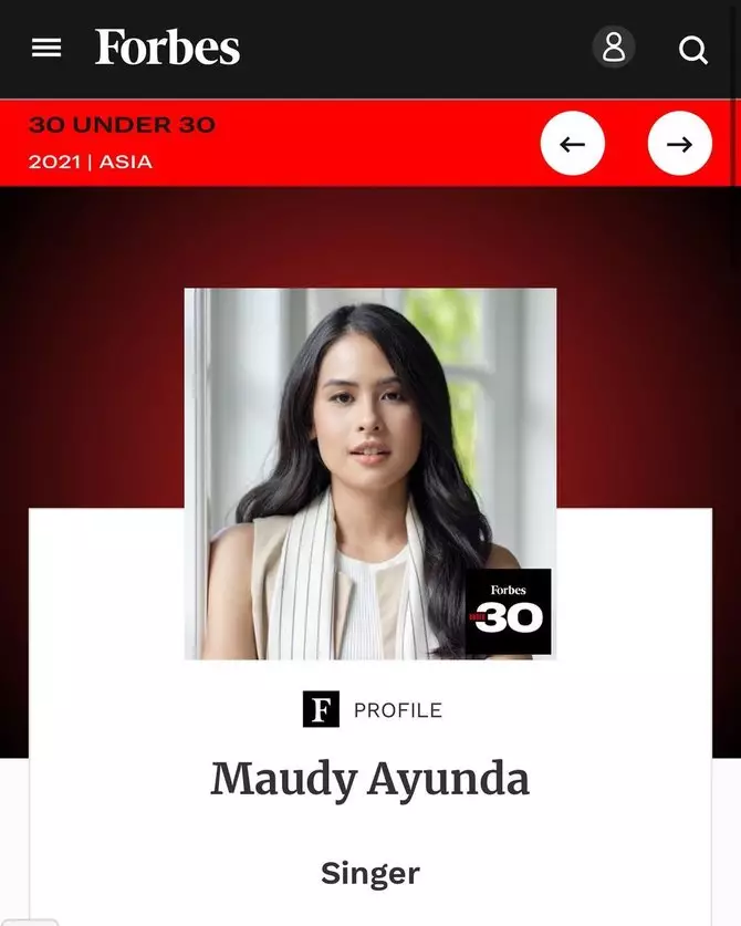 Aksi inspiratif dan prestasi Maudy Ayunda Instagram/@maudyayunda Aksi inspiratif dan prestasi Maudy Ayunda Instagram/@maudyayunda