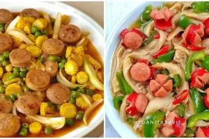 12 Resep sahur dengan tumis sosis, praktis dan bikin kenyang