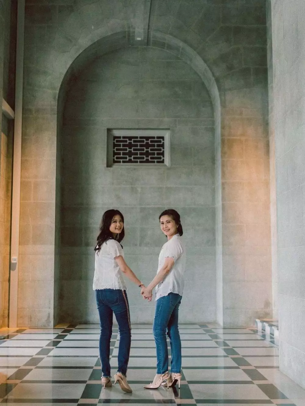 felicia tissue foto dengan sang ibu kenakan kebaya Instagram