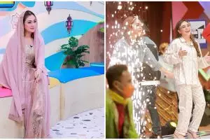 Makin eksis, ini 10 momen Celine Evangelista syuting acara Ramadan