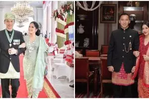 10 Beda gaya Annisa Pohan dan Aliya Rajasa pakai kebaya, anggun banget