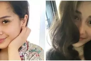 7 Beda potret Nagita Slavina dan Ayu Ting Ting saat tanpa makeup