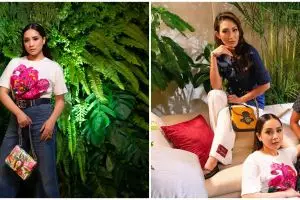10 Gaya Nagita, Luna Maya, dan Ayu Dewi di acara Gucci, berkelas