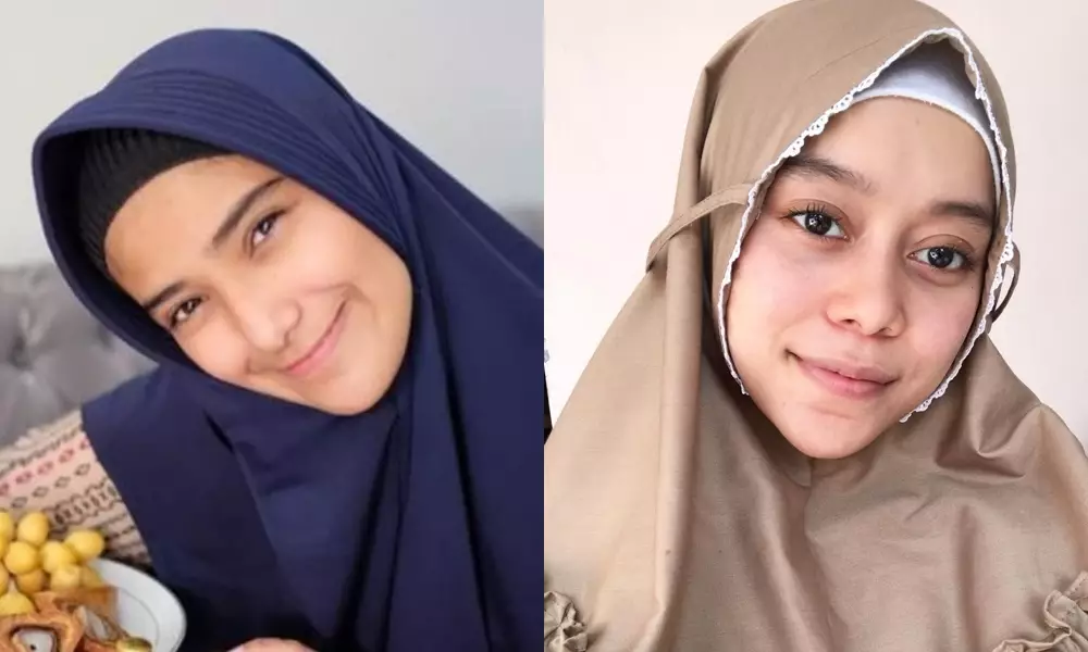 Nadya dan Lesty tanpa makeup © Instagram