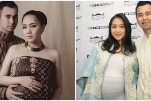 10 Potret lawas Nagita Slavina pamer baby bump saat hamil Rafathar