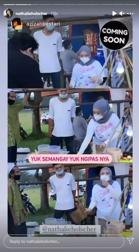 Potret aktivitas terkini Nathalie Holscher © Instagram/@nathalieholscher Potret aktivitas terkini Nathalie Holscher © Instagram/@nathalieholscher