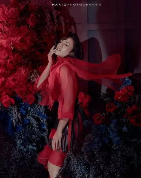 Pemotretan Wulan Guritno bertema klasik dari berbagai sumber