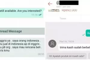 10 Chat lucu penjual dan pembeli pakai bahasa Inggris, bikin confused