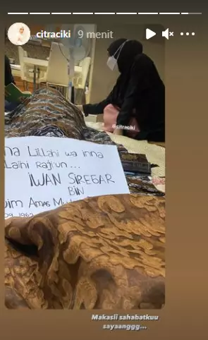 potret pemakaman ayah citra kirana © 2021 brilio.net