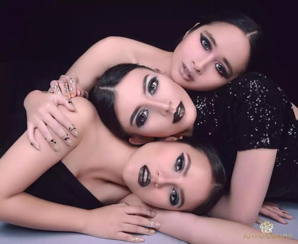 potret Gritte Agatha bermakeup tebal © 2021 brilio.net