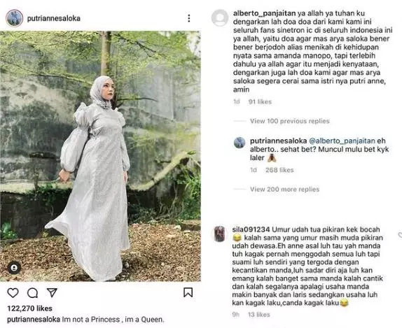 Didoakan netizen cerai dengan Arya Saloka © berbagai sumber Didoakan netizen cerai dengan Arya Saloka © berbagai sumber
