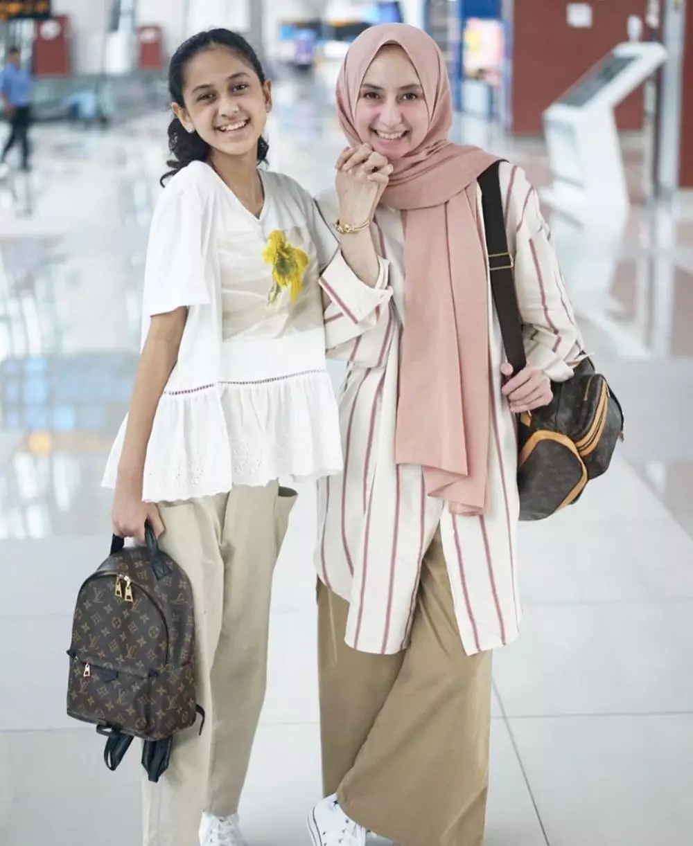 kebersamaan avi basalamah dan putrinya © instagram