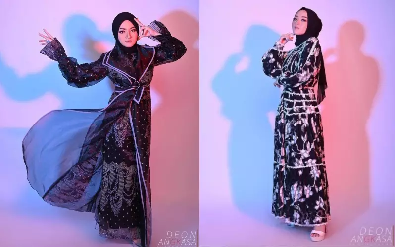 Beda gaya Nathalie Holscher dan Putri Delina Instagram/@nathalieholscher dan @putridelinaa