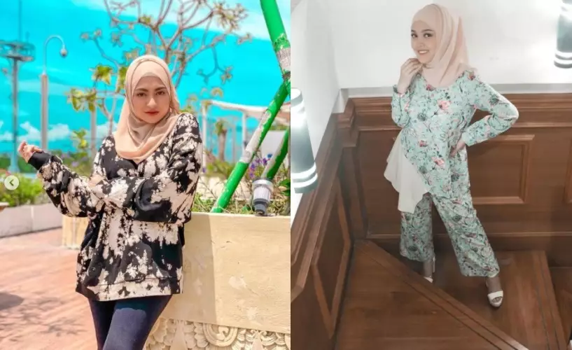 Beda gaya Nathalie Holscher dan Putri Delina Instagram/@nathalieholscher dan @putridelinaa