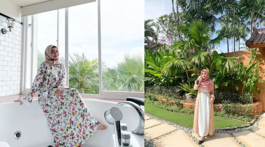 Beda gaya Nathalie Holscher dan Putri Delina Instagram/@nathalieholscher dan @putridelinaa