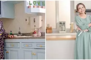 Penampakan dapur 7 diva Tanah Air, milik Yuni Shara penuh tanaman