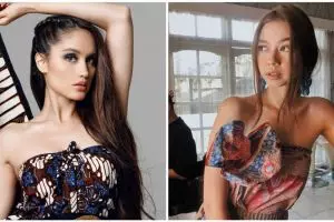 Pemotretan 8 seleb blasteran dengan kain batik, stunning abis