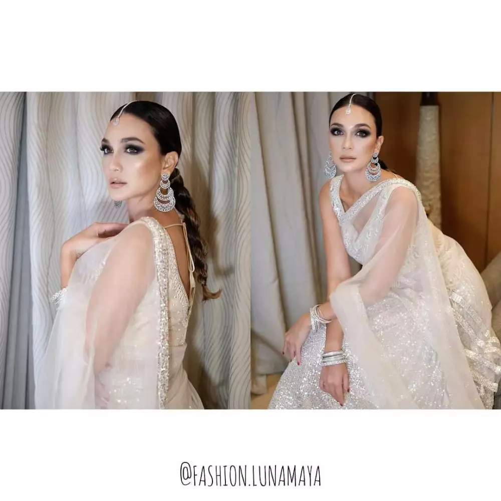 harga oufit kondangan luna maya © Instagram