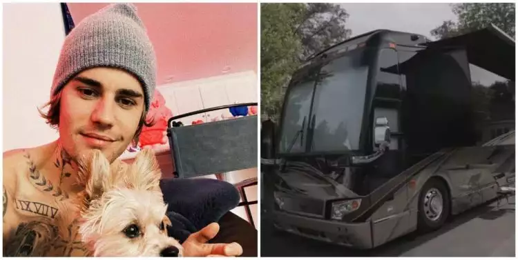 12 Penampakan mini bus milik Justin Bieber, mewah bak bintang 5