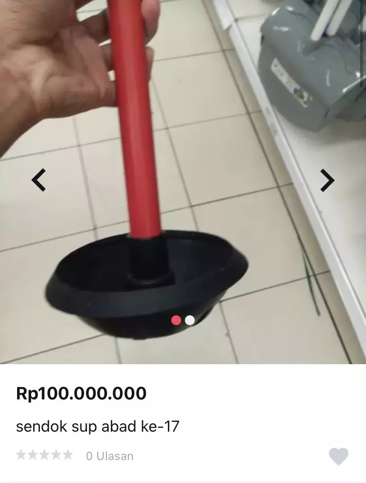 Potret lucu dagangan di onlshop © Twitter