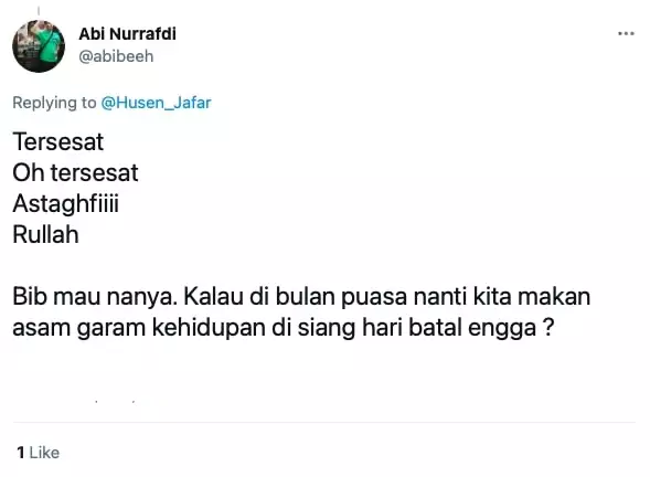 Pertanyaan lucu tentang puasa © berbagai sumber