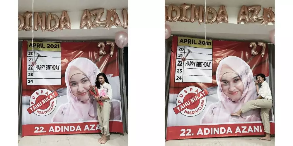 Momen ultah Adinda Azani © Instagram