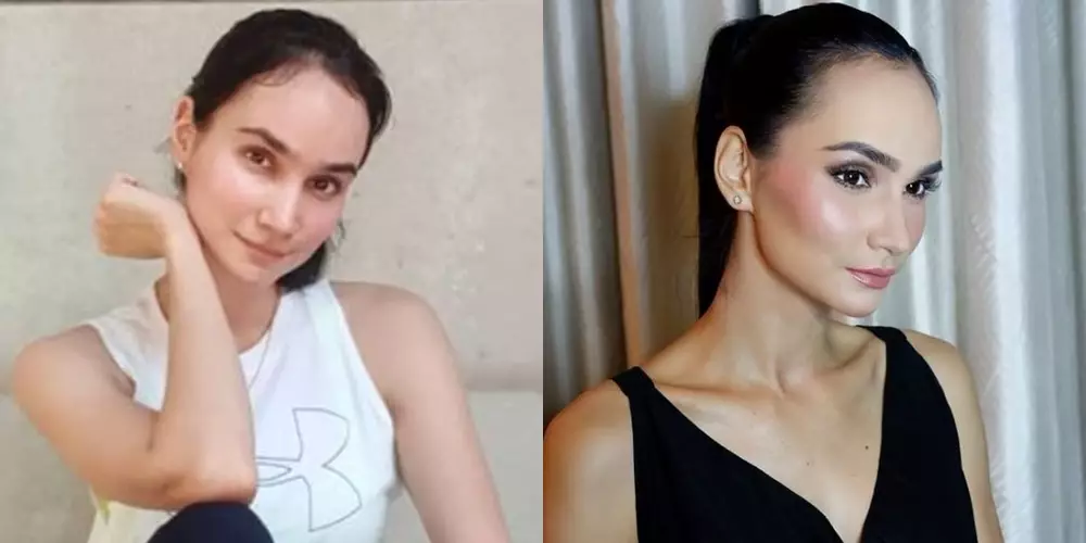 istri bule tanpa dan pakai makeup © Instagram istri bule tanpa dan pakai makeup © Instagram