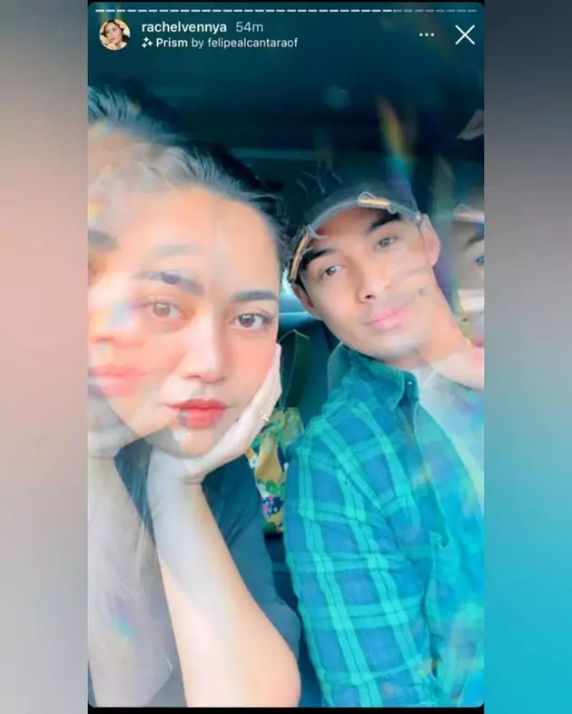 Potret Rachel Vennya dan Salim Nauderer Instagram