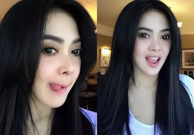 Syahrini dan Luna Maya tanpa makeup Instagram © 2021 brilio.net