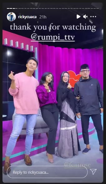 penampilan terbaru Ricky Cuaca usai operasi hidung Instagram