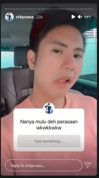 penampilan terbaru Ricky Cuaca usai operasi hidung Instagram