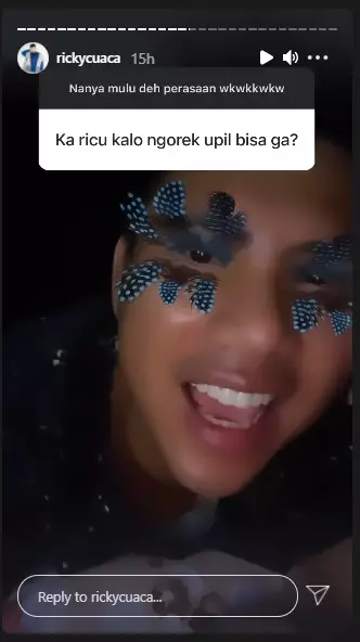 penampilan terbaru Ricky Cuaca usai operasi hidung Instagram