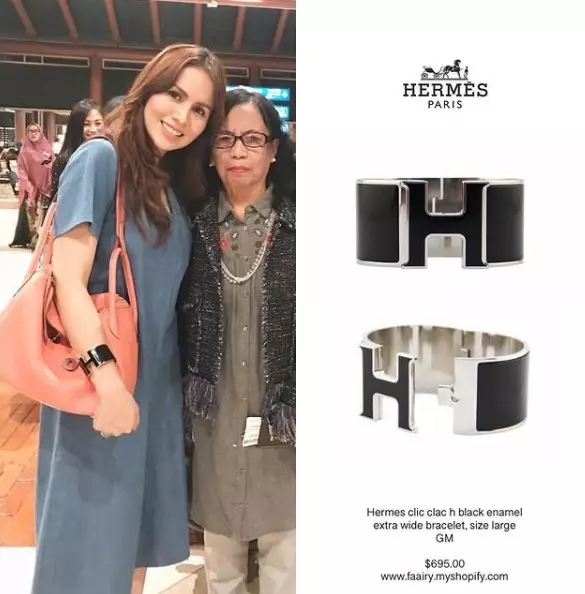 Taksiran harga gelang Hermes seleb Instagram/@hermes_selebritii