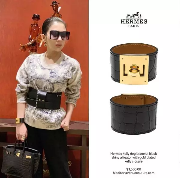 Taksiran harga gelang Hermes seleb Instagram/@hermes_selebritii