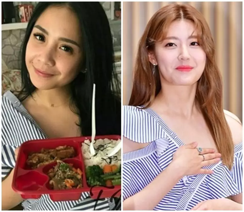 Potret Nagita slavina kembaran baju bareng artis Korea dari berbagai sumber