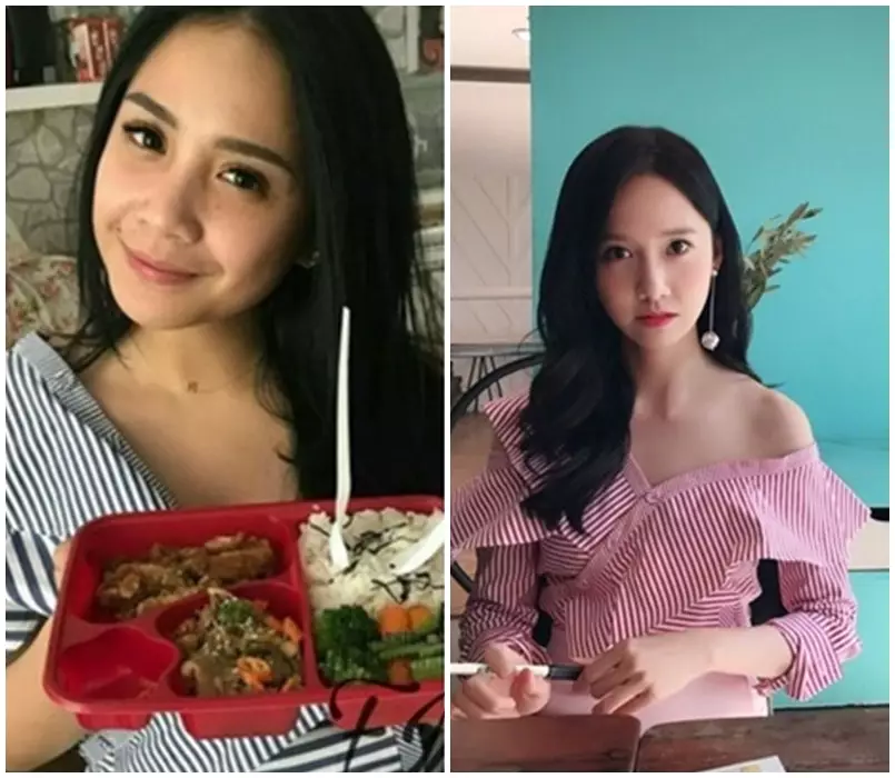 Potret Nagita slavina kembaran baju bareng artis Korea dari berbagai sumber