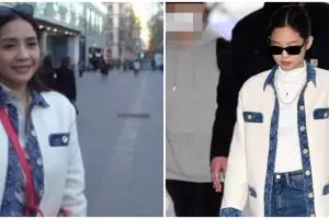 Potret Nagita Slavina kembaran baju dengan 4 artis Korea