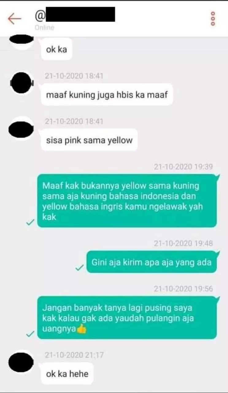 chat salah paham ketika belanja online Berbagai sumber chat salah paham ketika belanja online Berbagai sumber