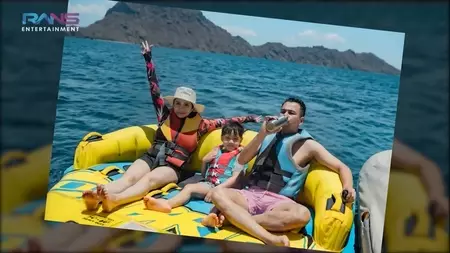 gaya Raffi Ahmad dan Baim Wong momong anak © 2021 brilio.net