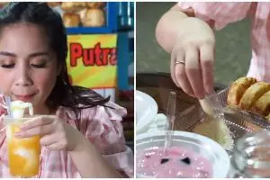 10 Potret Nagita ngidam jajanan masa kecil, panggil pedagang ke rumah