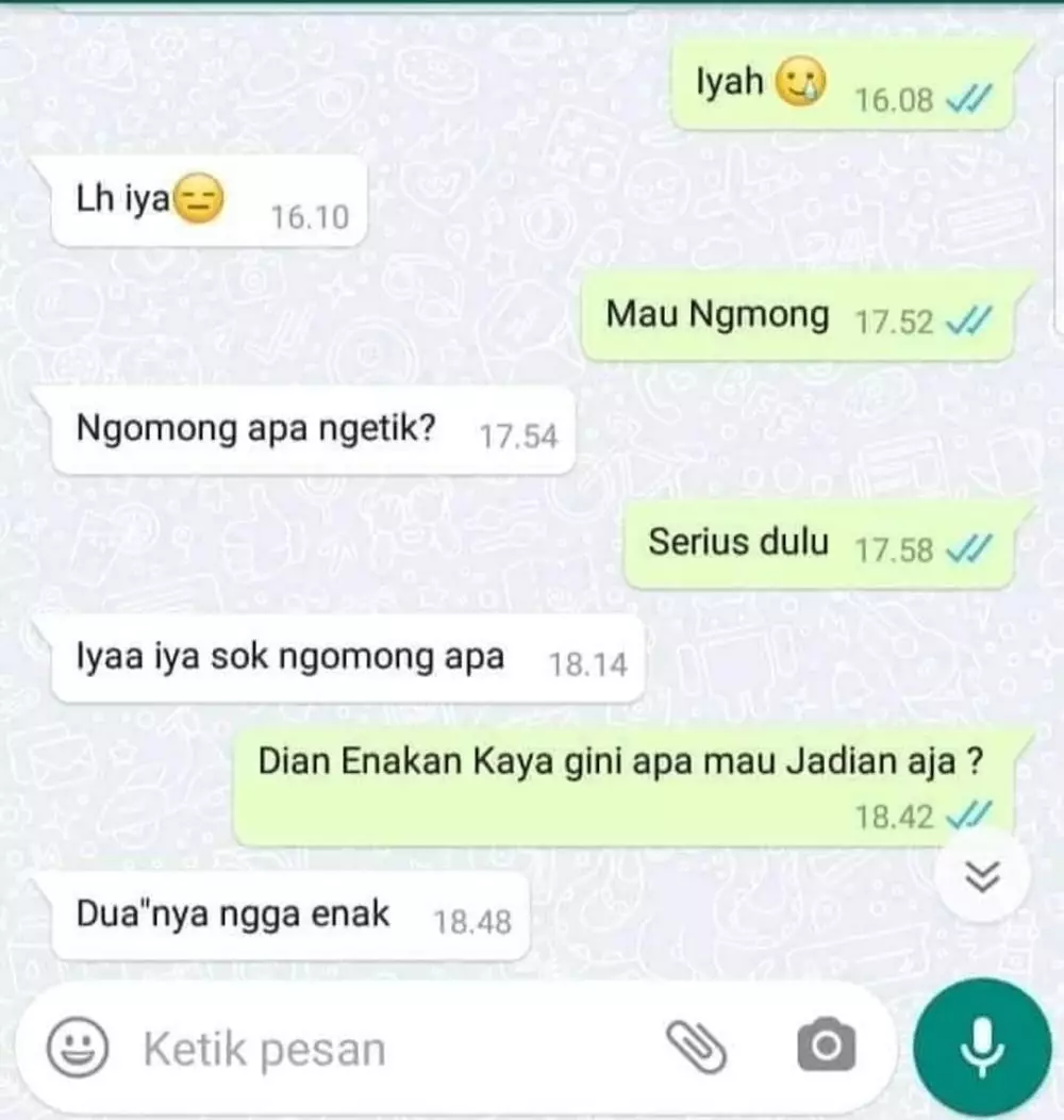 jawaban cewek bikin nangis saat ditembak Instagram