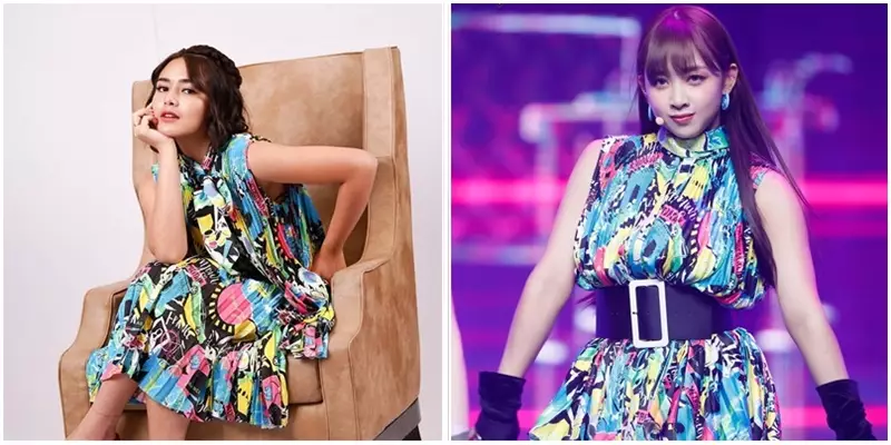 Amanda Manopo kembaran baju dengan seleb dunia © 2021 brilio.net
