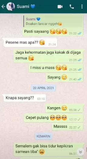 Pesan terakhir awak KRI Nanggala 402 untuk istri © TikTok Pesan terakhir awak KRI Nanggala 402 untuk istri © TikTok