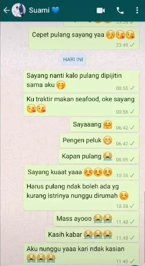 Pesan terakhir awak KRI Nanggala 402 untuk istri © TikTok Pesan terakhir awak KRI Nanggala 402 untuk istri © TikTok