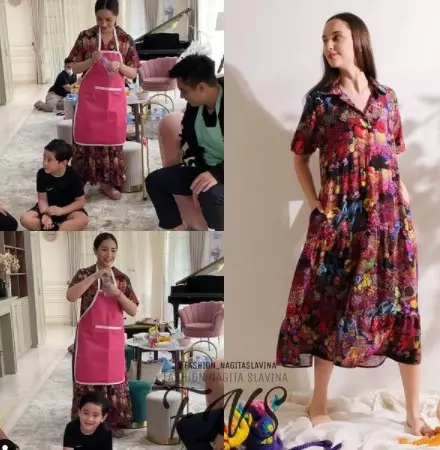 Taksirn harga daster Nagita Slavina © Instagram/@fashion_nagitaslavina