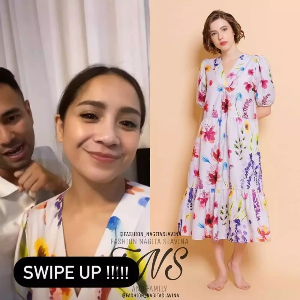 Taksirn harga daster Nagita Slavina © Instagram/@fashion_nagitaslavina