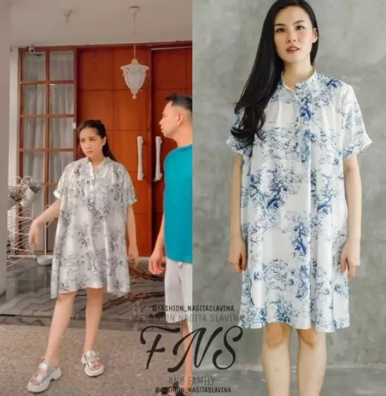 Taksirn harga daster Nagita Slavina © Instagram/@fashion_nagitaslavina