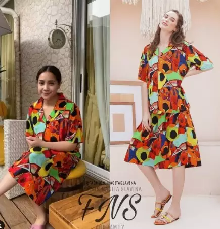 Taksirn harga daster Nagita Slavina © Instagram/@fashion_nagitaslavina